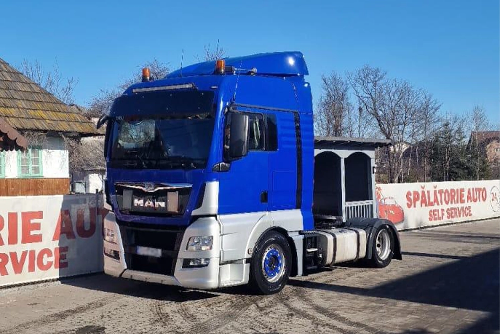 camion Man pregatit de transporturi internationale